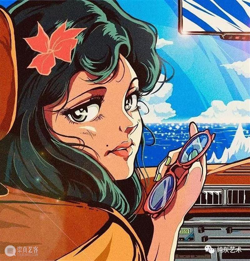 有怀旧青春气息的少女插画 插画 青春 气息 少女 韩国 插画师 风格 动漫 黄金 年代 崇真艺客