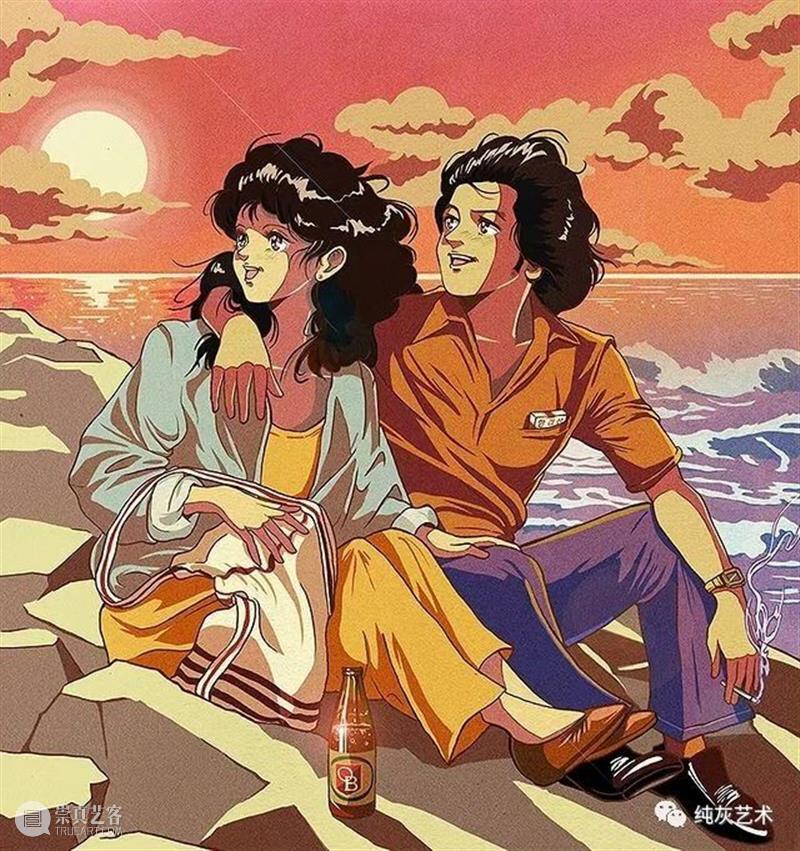 有怀旧青春气息的少女插画 插画 青春 气息 少女 韩国 插画师 风格 动漫 黄金 年代 崇真艺客
