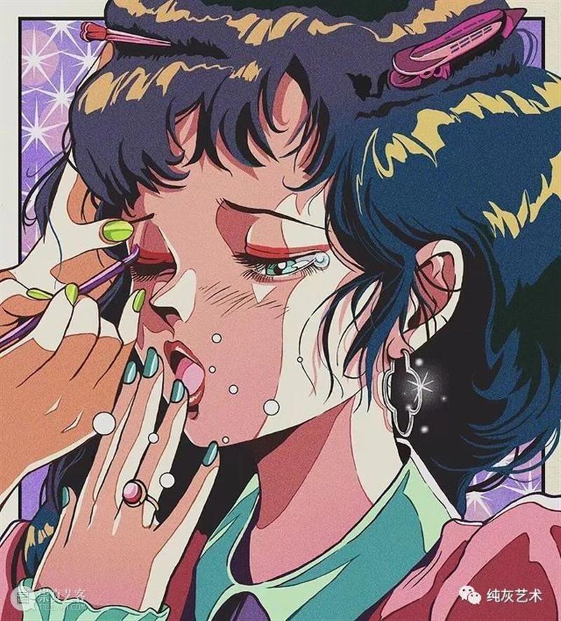 有怀旧青春气息的少女插画 插画 青春 气息 少女 韩国 插画师 风格 动漫 黄金 年代 崇真艺客