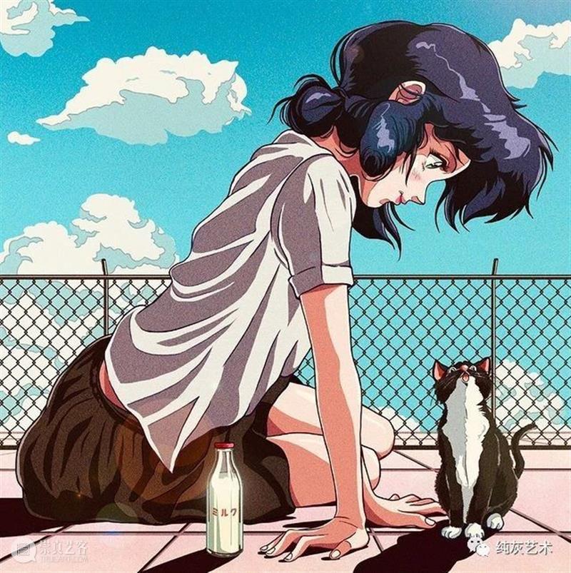 有怀旧青春气息的少女插画 插画 青春 气息 少女 韩国 插画师 风格 动漫 黄金 年代 崇真艺客
