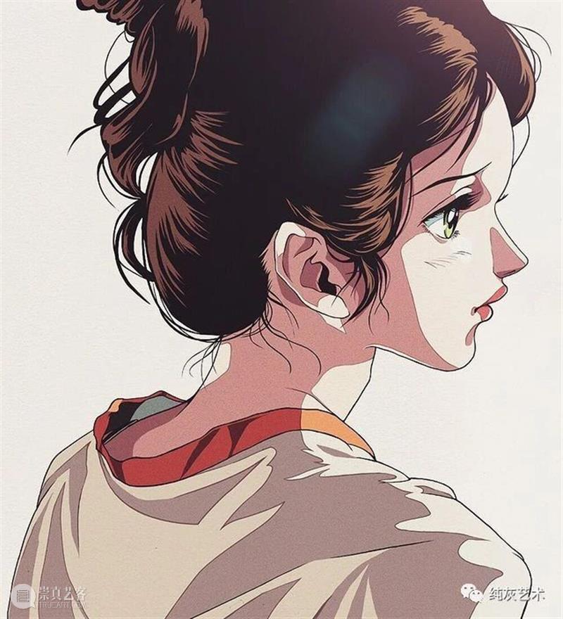 有怀旧青春气息的少女插画 插画 青春 气息 少女 韩国 插画师 风格 动漫 黄金 年代 崇真艺客