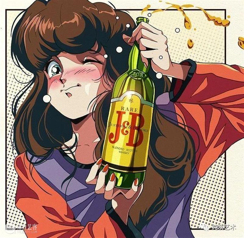 有怀旧青春气息的少女插画 插画 青春 气息 少女 韩国 插画师 风格 动漫 黄金 年代 崇真艺客