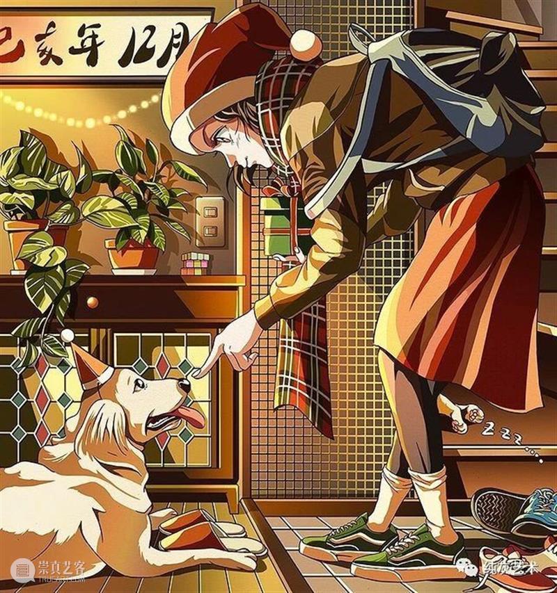 有怀旧青春气息的少女插画 插画 青春 气息 少女 韩国 插画师 风格 动漫 黄金 年代 崇真艺客