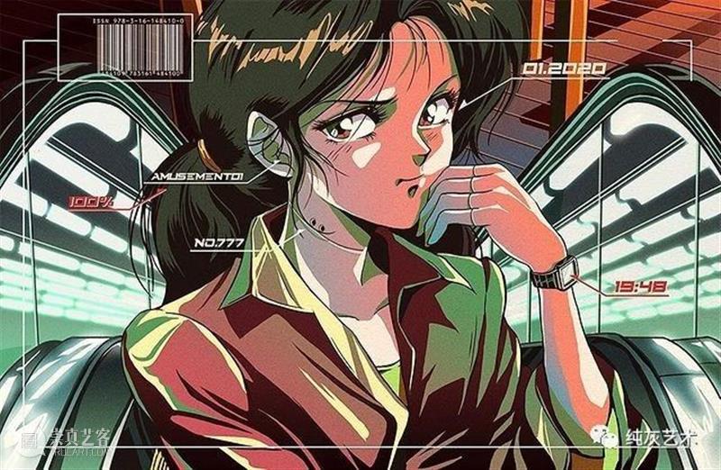 有怀旧青春气息的少女插画 插画 青春 气息 少女 韩国 插画师 风格 动漫 黄金 年代 崇真艺客