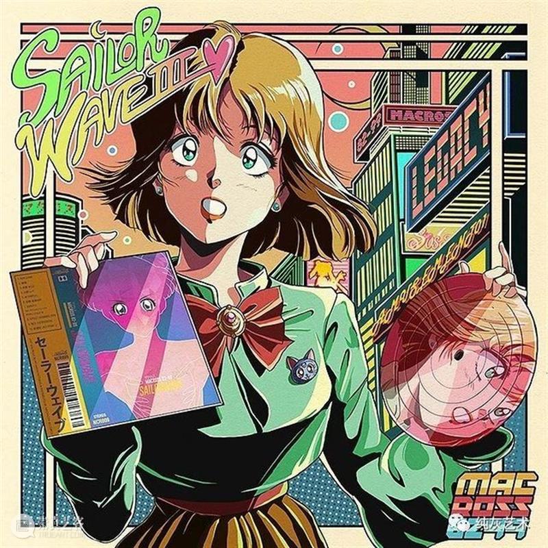 有怀旧青春气息的少女插画 插画 青春 气息 少女 韩国 插画师 风格 动漫 黄金 年代 崇真艺客