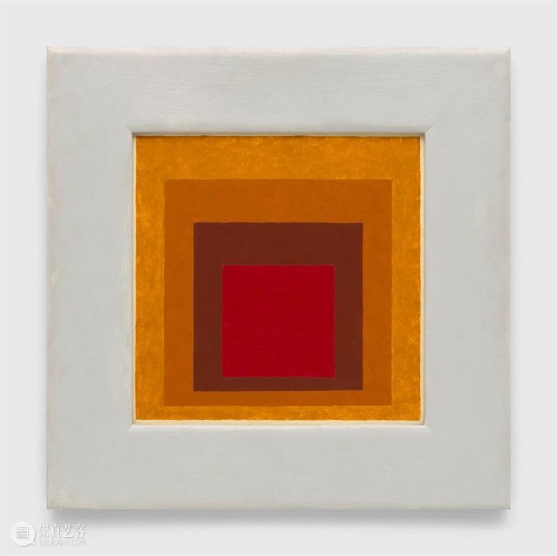 香港巴塞尔 | 约瑟夫·阿尔伯斯（Josef Albers）《向方形致敬》 约瑟夫 阿尔伯斯 Albers 向方形致敬 香港 巴塞尔 习作 方形 梅森耐特 纤维板 崇真艺客