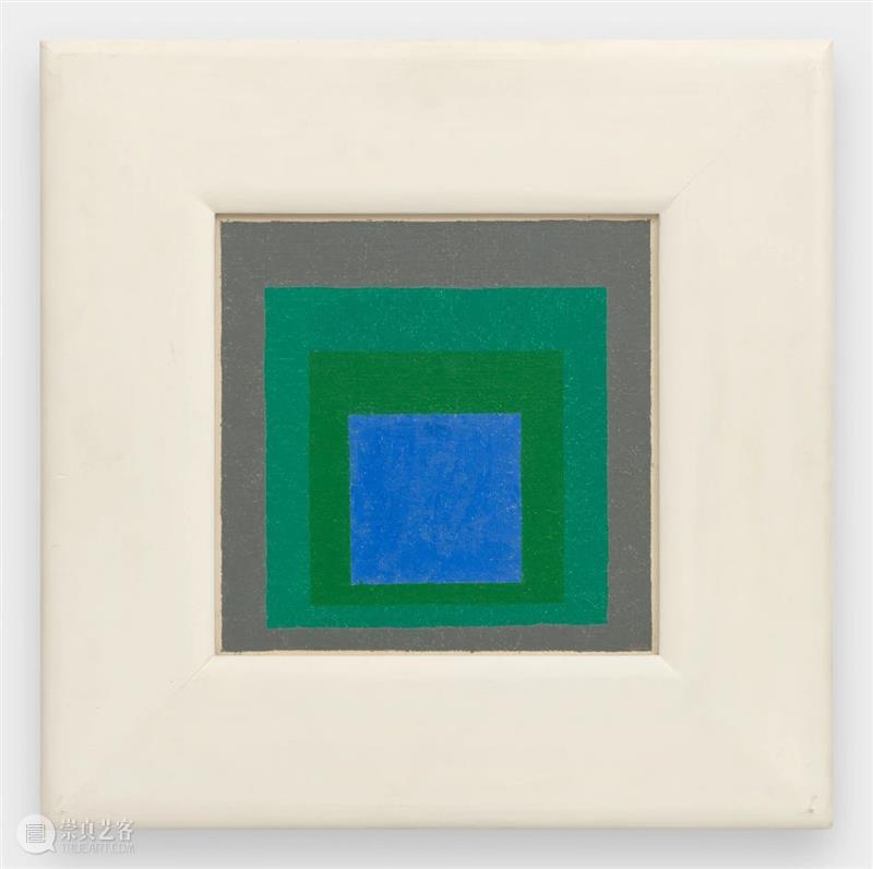 香港巴塞尔 | 约瑟夫·阿尔伯斯（Josef Albers）《向方形致敬》 约瑟夫 阿尔伯斯 Albers 向方形致敬 香港 巴塞尔 习作 方形 梅森耐特 纤维板 崇真艺客