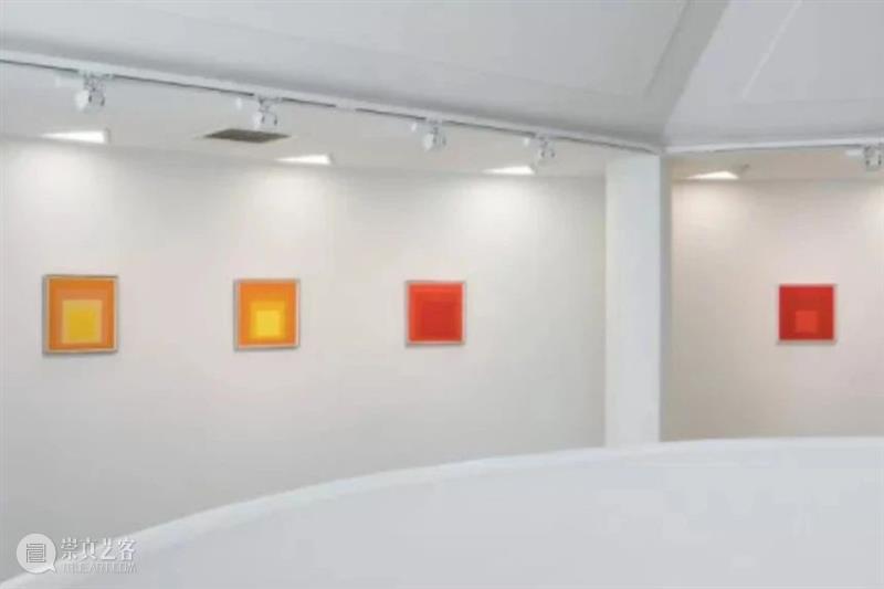 香港巴塞尔 | 约瑟夫·阿尔伯斯（Josef Albers）《向方形致敬》 约瑟夫 阿尔伯斯 Albers 向方形致敬 香港 巴塞尔 习作 方形 梅森耐特 纤维板 崇真艺客