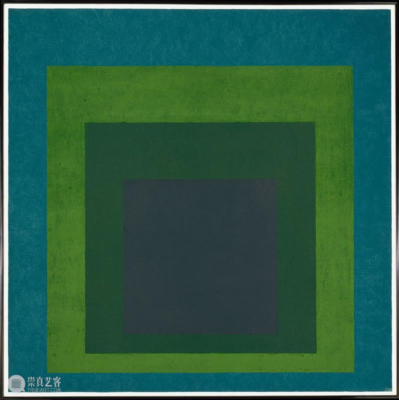 香港巴塞尔 | 约瑟夫·阿尔伯斯（Josef Albers）《向方形致敬》 约瑟夫 阿尔伯斯 Albers 向方形致敬 香港 巴塞尔 习作 方形 梅森耐特 纤维板 崇真艺客