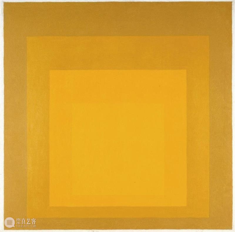 香港巴塞尔 | 约瑟夫·阿尔伯斯（Josef Albers）《向方形致敬》 约瑟夫 阿尔伯斯 Albers 向方形致敬 香港 巴塞尔 习作 方形 梅森耐特 纤维板 崇真艺客