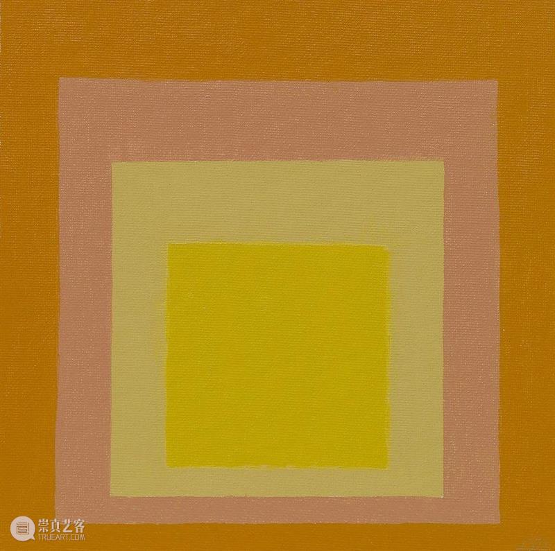 香港巴塞尔 | 约瑟夫·阿尔伯斯（Josef Albers）《向方形致敬》 约瑟夫 阿尔伯斯 Albers 向方形致敬 香港 巴塞尔 习作 方形 梅森耐特 纤维板 崇真艺客