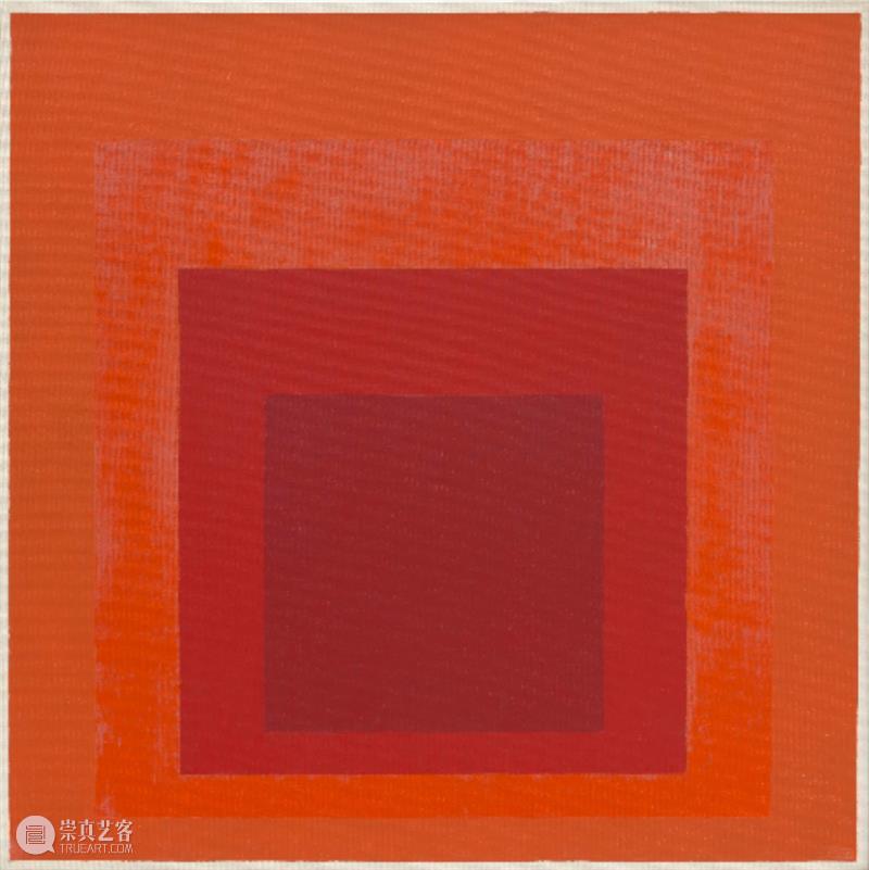 香港巴塞尔 | 约瑟夫·阿尔伯斯（Josef Albers）《向方形致敬》 约瑟夫 阿尔伯斯 Albers 向方形致敬 香港 巴塞尔 习作 方形 梅森耐特 纤维板 崇真艺客