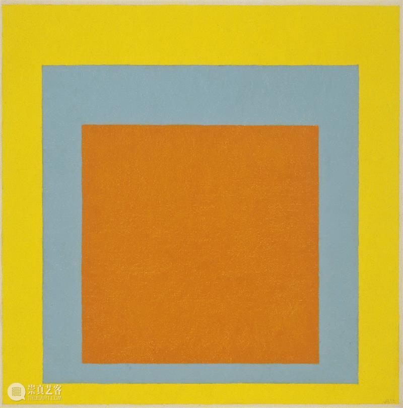 香港巴塞尔 | 约瑟夫·阿尔伯斯（Josef Albers）《向方形致敬》 约瑟夫 阿尔伯斯 Albers 向方形致敬 香港 巴塞尔 习作 方形 梅森耐特 纤维板 崇真艺客