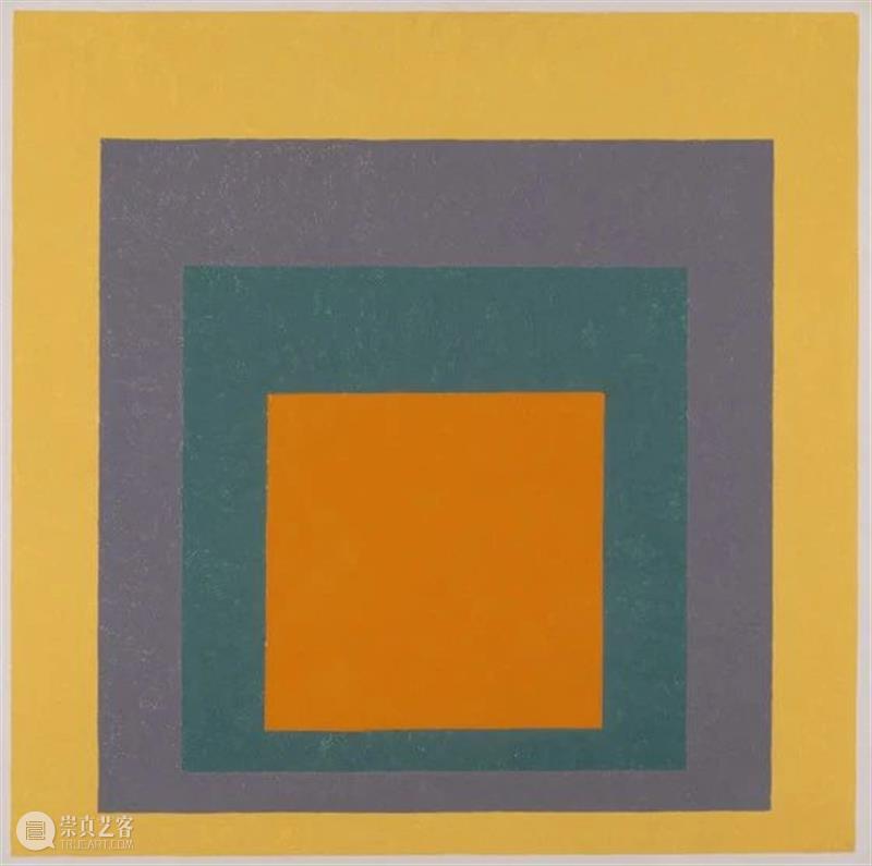香港巴塞尔 | 约瑟夫·阿尔伯斯（Josef Albers）《向方形致敬》 约瑟夫 阿尔伯斯 Albers 向方形致敬 香港 巴塞尔 习作 方形 梅森耐特 纤维板 崇真艺客