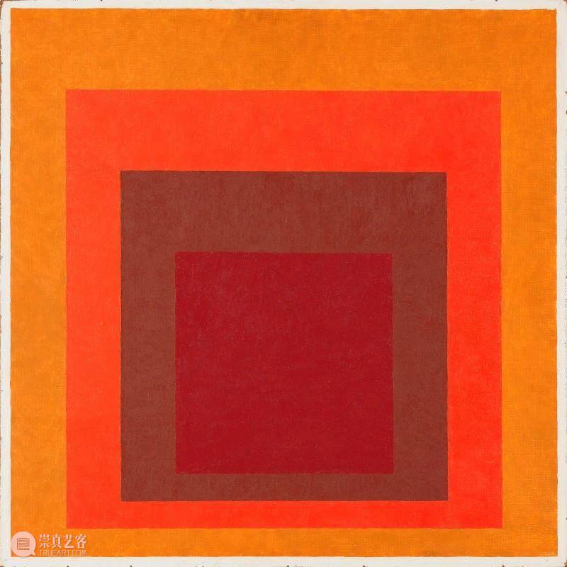 香港巴塞尔 | 约瑟夫·阿尔伯斯（Josef Albers）《向方形致敬》 约瑟夫 阿尔伯斯 Albers 向方形致敬 香港 巴塞尔 习作 方形 梅森耐特 纤维板 崇真艺客