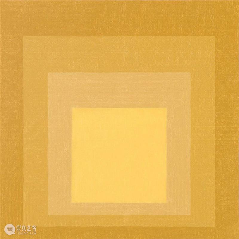 香港巴塞尔 | 约瑟夫·阿尔伯斯（Josef Albers）《向方形致敬》 约瑟夫 阿尔伯斯 Albers 向方形致敬 香港 巴塞尔 习作 方形 梅森耐特 纤维板 崇真艺客