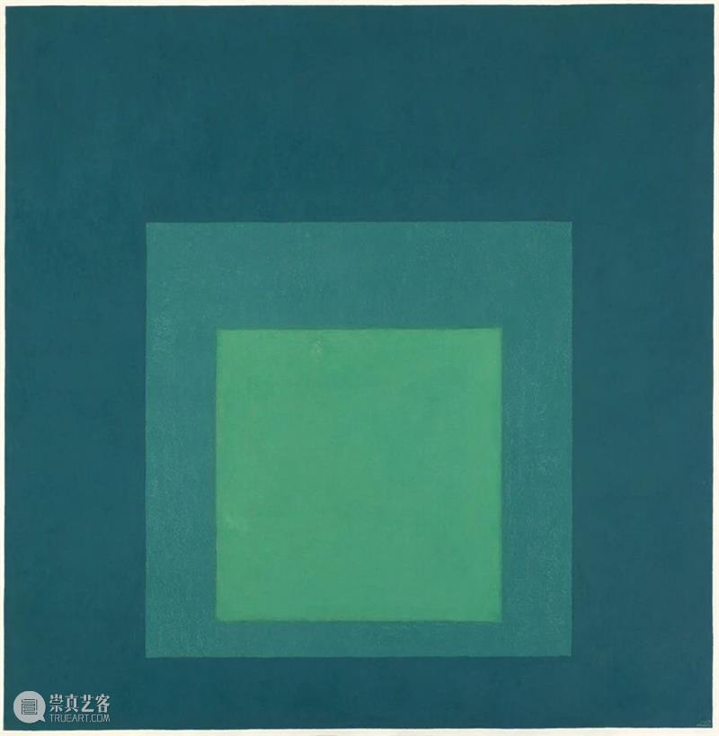 香港巴塞尔 | 约瑟夫·阿尔伯斯（Josef Albers）《向方形致敬》 约瑟夫 阿尔伯斯 Albers 向方形致敬 香港 巴塞尔 习作 方形 梅森耐特 纤维板 崇真艺客