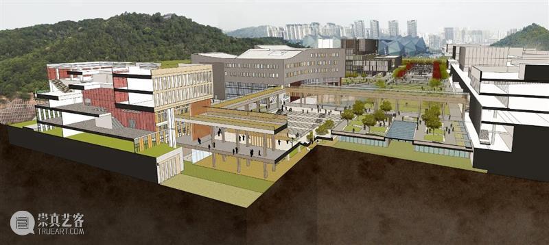 香港中文大学深圳学生中心，垂直天井与水平穿廊 / 王维仁建筑设计研究室 天井 水平 王维仁 建筑设计 研究室 香港中文大学深圳学生中心 中大 深圳 校园 学生 崇真艺客