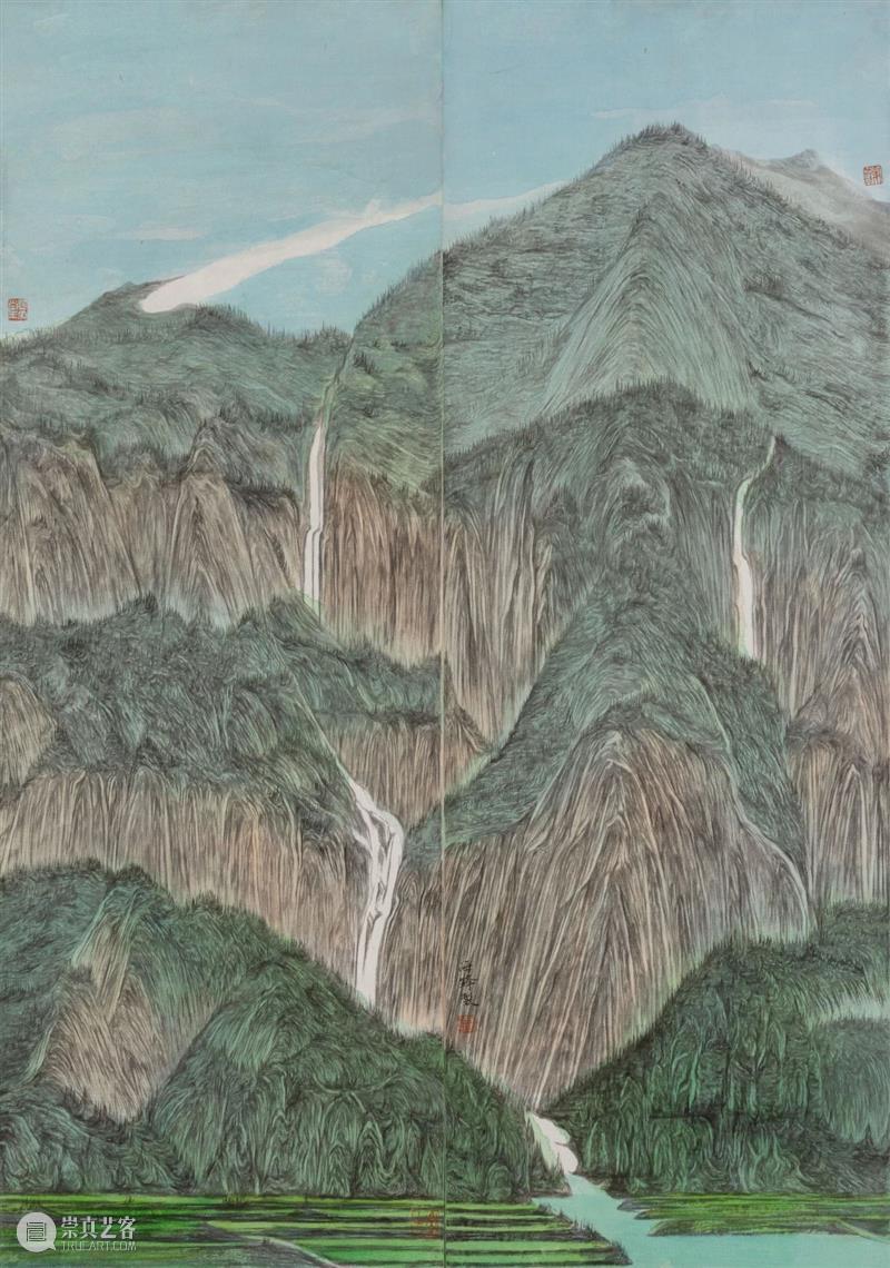 芊荷展讯 | 山水SHANSHUI——当代山水画五人展 山水 山水画 五人 芊荷 展讯 展策展人 彭莱 艺术家 高树标 贺海锋 崇真艺客