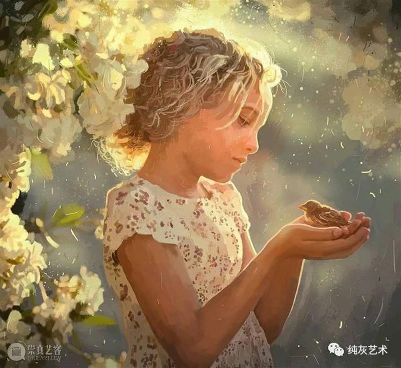 美好的孩童时光  纯灰艺术 孩童 时光 印度 艺术家 笔下 颜色 画面 人物 光影 视觉 崇真艺客