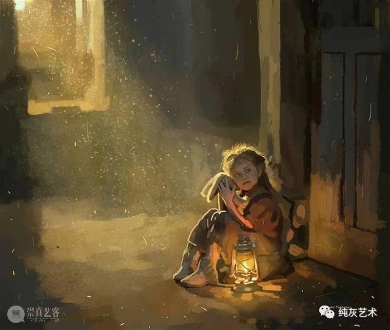 美好的孩童时光  纯灰艺术 孩童 时光 印度 艺术家 笔下 颜色 画面 人物 光影 视觉 崇真艺客