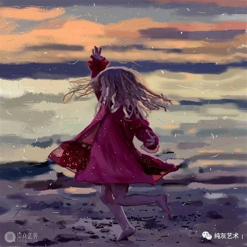 美好的孩童时光  纯灰艺术 孩童 时光 印度 艺术家 笔下 颜色 画面 人物 光影 视觉 崇真艺客