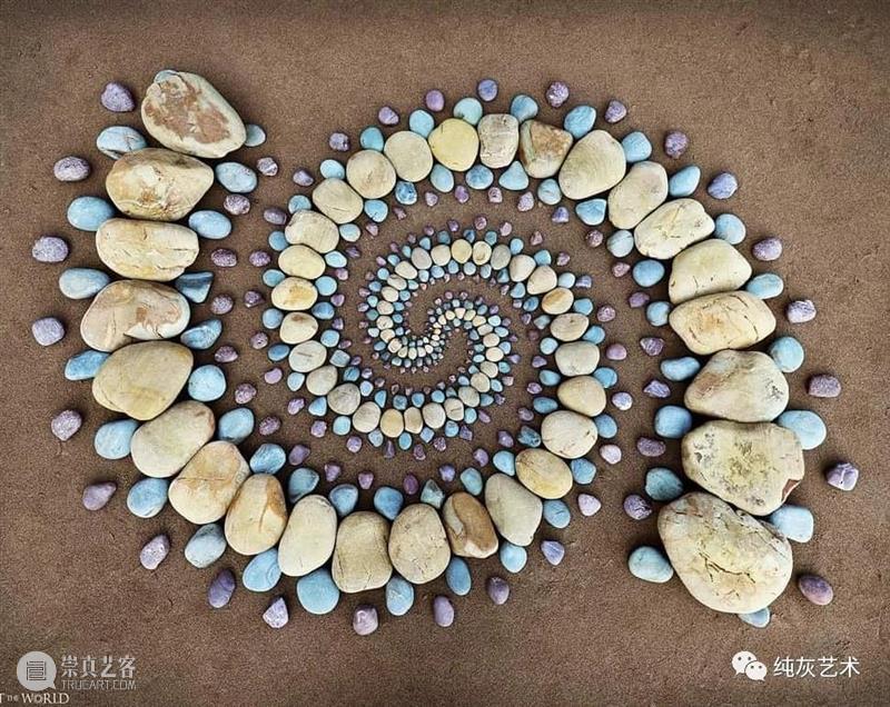 秩序之美 秩序 石头 英国 艺术家 Foreman 彩色 岩石 装饰 风景 作品 崇真艺客