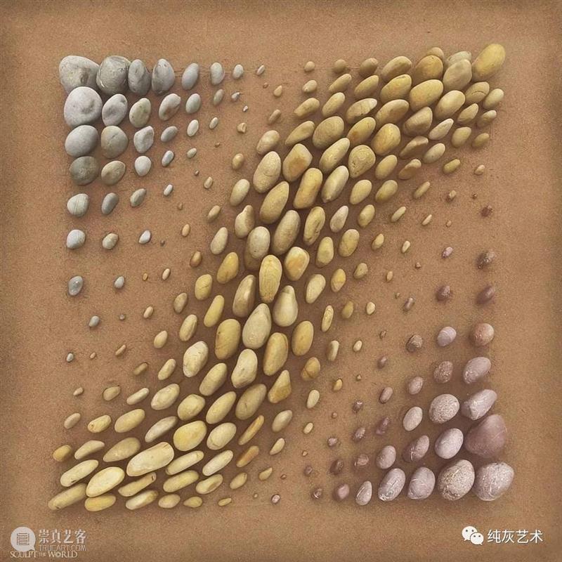 秩序之美 秩序 石头 英国 艺术家 Foreman 彩色 岩石 装饰 风景 作品 崇真艺客