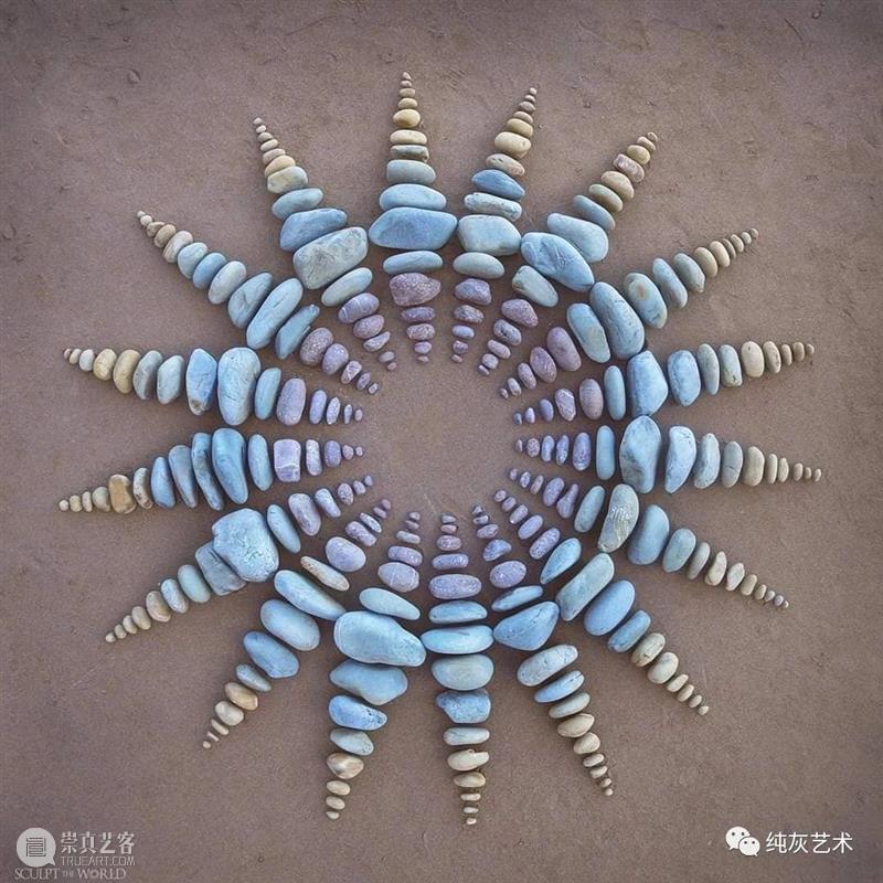 秩序之美 秩序 石头 英国 艺术家 Foreman 彩色 岩石 装饰 风景 作品 崇真艺客