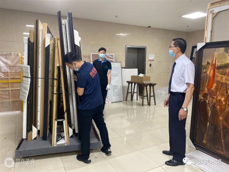 这两天闭馆，美术馆人在做什么？丨展厅现场＋活动预告 美术馆 展厅 活动 现场 日子 门外 观众 武汉美术馆 外观 历史 崇真艺客