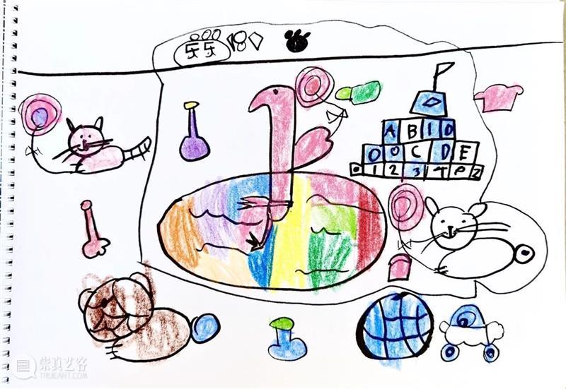 快乐在中间 | 画画的孩子们（一） 中间 孩子们 建筑里 艺术 读者们 知乐 class 小朋友 小朋友们 年龄 崇真艺客