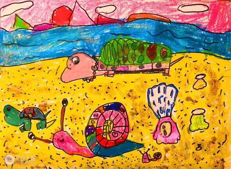 快乐在中间 | 画画的孩子们（一） 中间 孩子们 建筑里 艺术 读者们 知乐 class 小朋友 小朋友们 年龄 崇真艺客