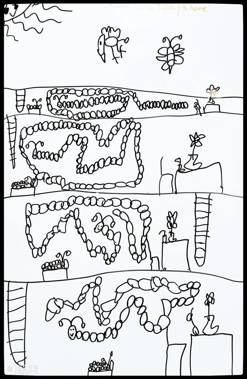 快乐在中间 | 画画的孩子们（一） 中间 孩子们 建筑里 艺术 读者们 知乐 class 小朋友 小朋友们 年龄 崇真艺客
