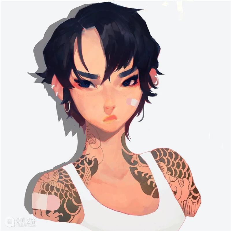 看一百遍也不会腻的头像画法，很美很喜欢！ 头像 画法 END 崇真艺客