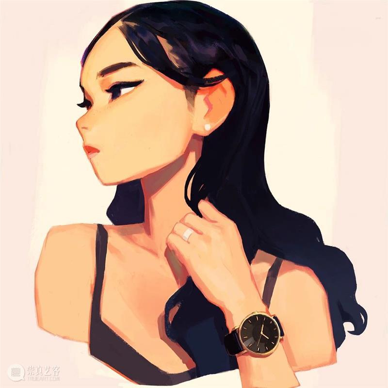 看一百遍也不会腻的头像画法，很美很喜欢！ 头像 画法 END 崇真艺客
