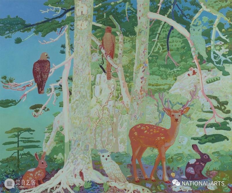 国家美术·推荐丨史新骥:物象浮云外,山水道场中 史新骥 物象 浮云 山水 道场 国家 美术 东山清晓 布面 油画 崇真艺客
