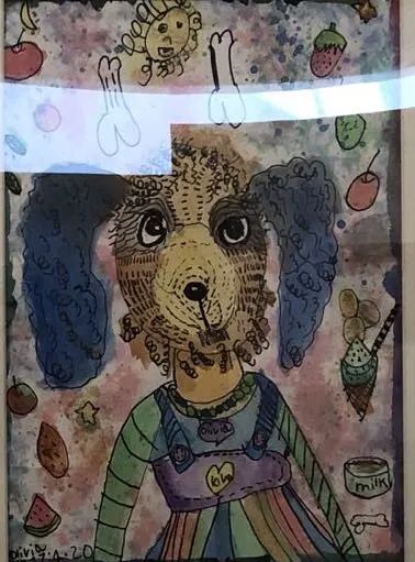 快乐在中间 | 画画的孩子们（二） 中间 孩子们 建筑里 艺术 读者们 小朋友们 为三 小朋友 粉笔 锈板 崇真艺客