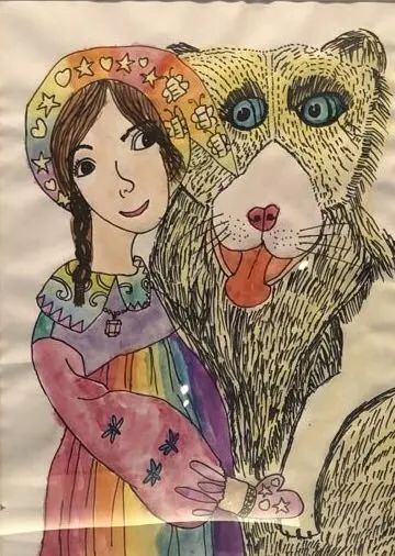 快乐在中间 | 画画的孩子们（二） 中间 孩子们 建筑里 艺术 读者们 小朋友们 为三 小朋友 粉笔 锈板 崇真艺客