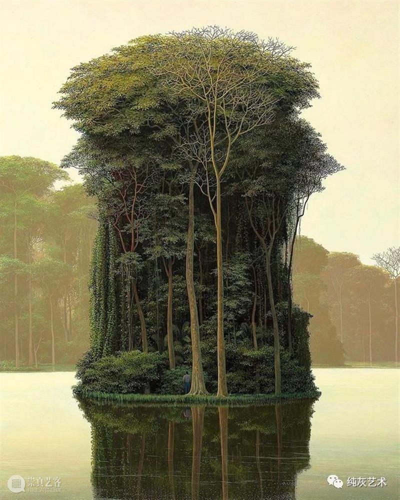 古巴在世最贵的艺术家作品 古巴 艺术家 作品 浪漫主义 Tomás 画作 家乡 荒野 林场 全景 崇真艺客