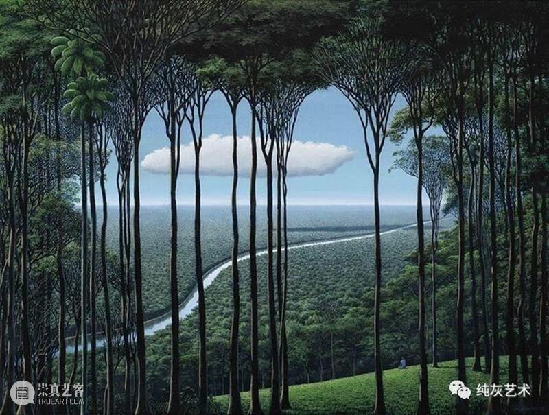 古巴在世最贵的艺术家作品 古巴 艺术家 作品 浪漫主义 Tomás 画作 家乡 荒野 林场 全景 崇真艺客