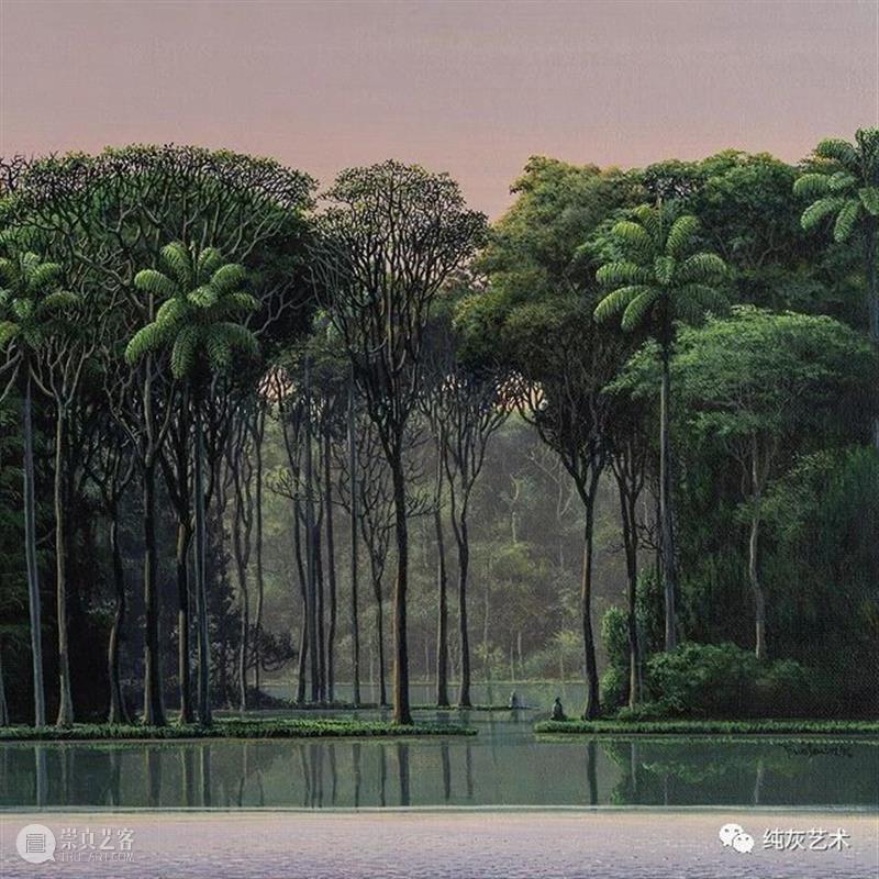 古巴在世最贵的艺术家作品 古巴 艺术家 作品 浪漫主义 Tomás 画作 家乡 荒野 林场 全景 崇真艺客