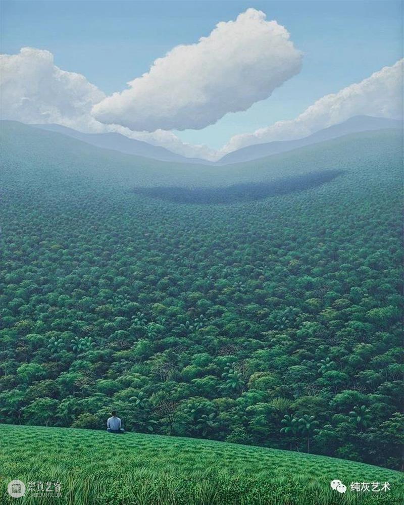古巴在世最贵的艺术家作品 古巴 艺术家 作品 浪漫主义 Tomás 画作 家乡 荒野 林场 全景 崇真艺客