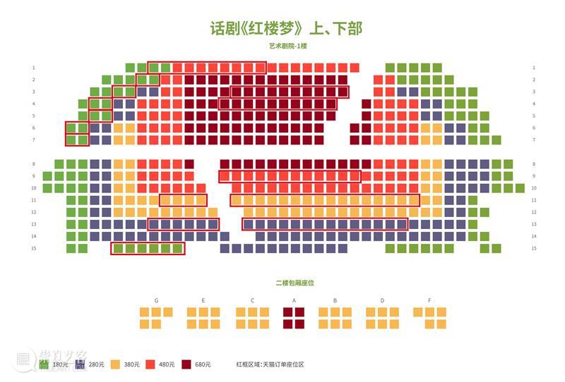 话剧《红楼梦》上下分部全网正式开票 话剧 红楼梦 分部 全网 上下 细则 场次 版图 平台 上海话剧艺术中心 崇真艺客