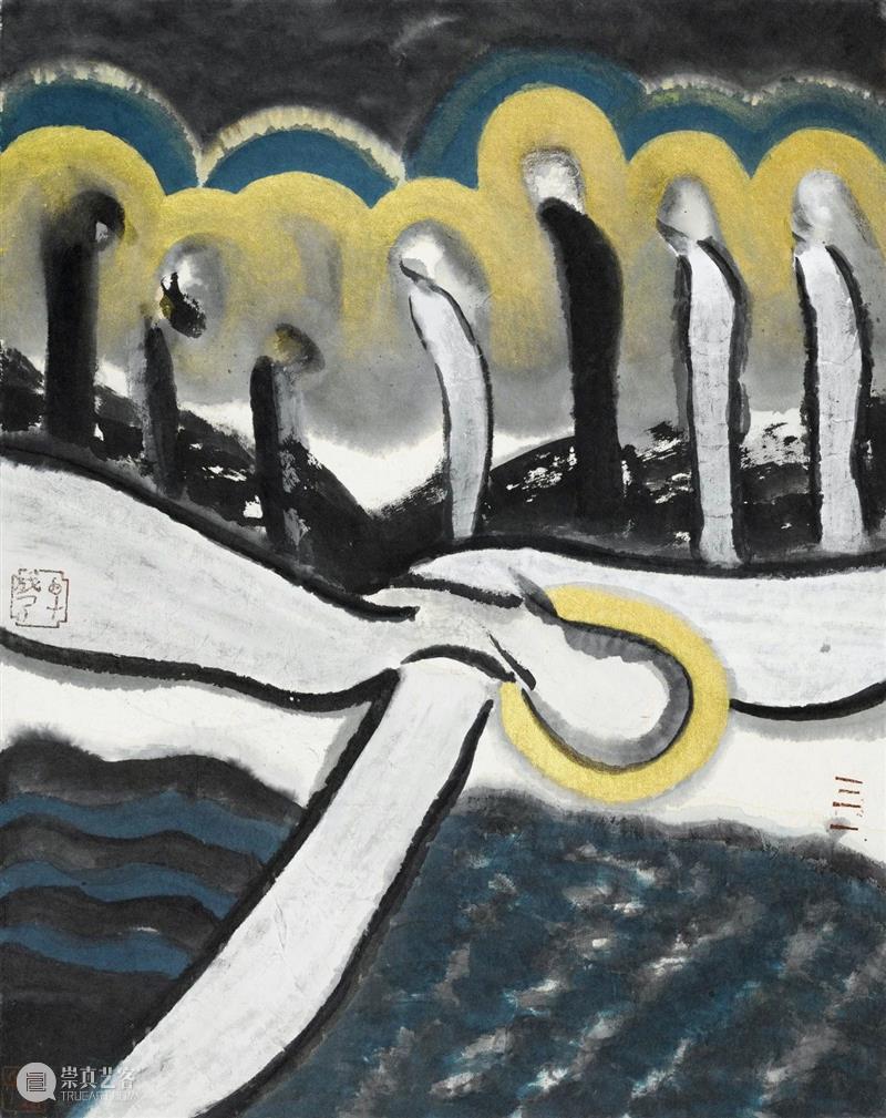当代汉语神学艺术的灵性蹊径｜岛子圣水墨画读解 汉语 神学 艺术 灵性 蹊径 水墨画 ｜岛子圣 岛子圣 杨济余T. 艾略特 崇真艺客