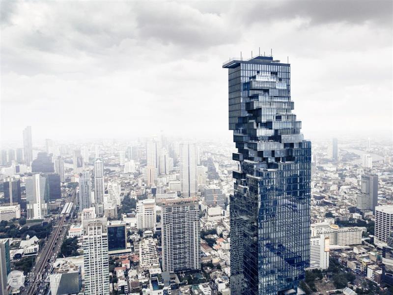 像素塔楼，王权大京都大厦 / 奥雷·舍人建筑事务所 王权 大京都大厦 建筑 塔楼 像素 奥雷·舍人 事务所 高楼大厦 MahaNakhon 高楼 崇真艺客