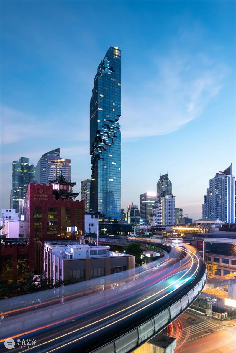 像素塔楼，王权大京都大厦 / 奥雷·舍人建筑事务所 王权 大京都大厦 建筑 塔楼 像素 奥雷·舍人 事务所 高楼大厦 MahaNakhon 高楼 崇真艺客