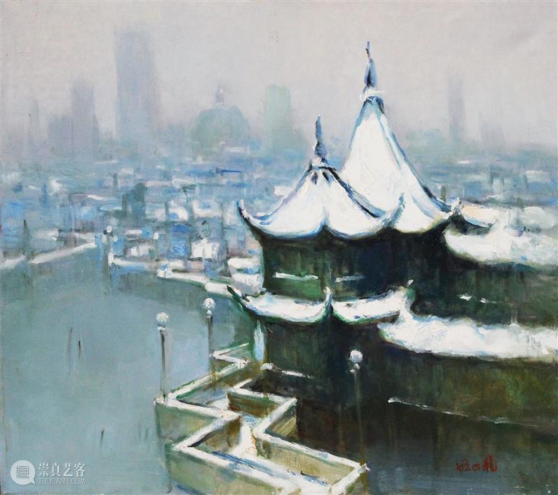 “画说上海—庆祝中国共产党建党百年美术作品展”正式开幕 上海 美术 作品展 中国共产党 中国 上海鸿一美术馆 丁立人 胡曰龙 陈钧德 周长江 崇真艺客