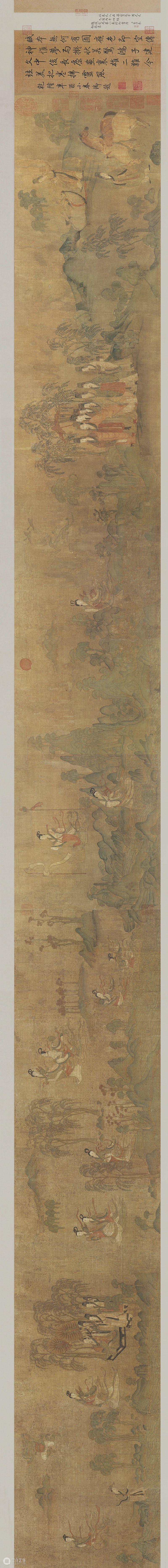 高清赏古画：故宫博物院藏“洛神赋图”免费下载 洛神赋图 故宫博物院 古画 摹本 洛神赋 建安 时期 文学家 曹植 曹操 崇真艺客