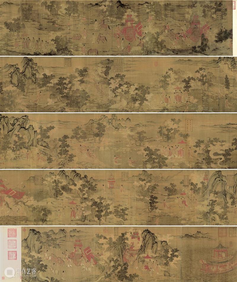 高清赏古画:故宫博物院藏“洛神赋图”免费下载 洛神赋图 故宫博物院 古画 摹本 洛神赋 建安 时期 文学家 曹植 曹操 崇真艺客