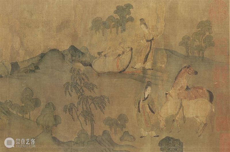 高清赏古画：故宫博物院藏“洛神赋图”免费下载 洛神赋图 故宫博物院 古画 摹本 洛神赋 建安 时期 文学家 曹植 曹操 崇真艺客